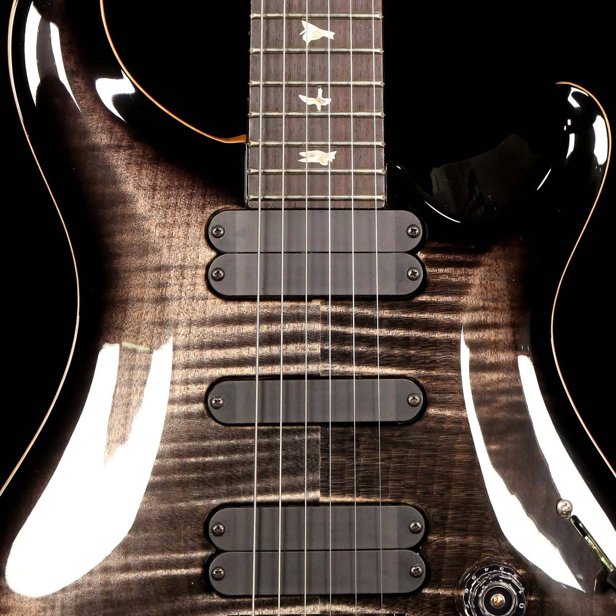 PRS 513 Charcoal Burst Flame Top 2015 — 6