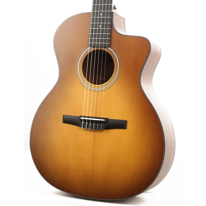Taylor 114ce-SB-N Grand Auditorium Nylon String Acoustic-Electric Sunburst