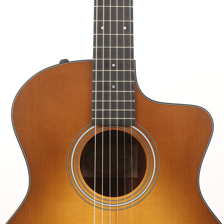 Taylor 114ce-SB-N Grand Auditorium Nylon String Acoustic-Electric Sunburst