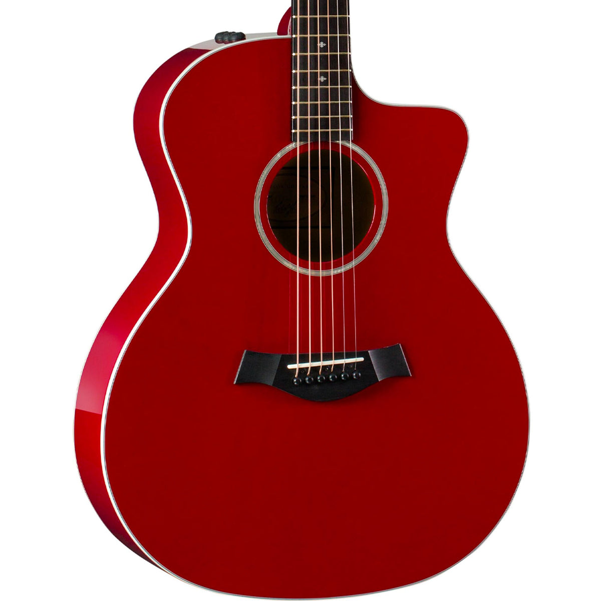 Taylor 214ce DLX Grand Auditorium Acoustic-Electric Red — 1