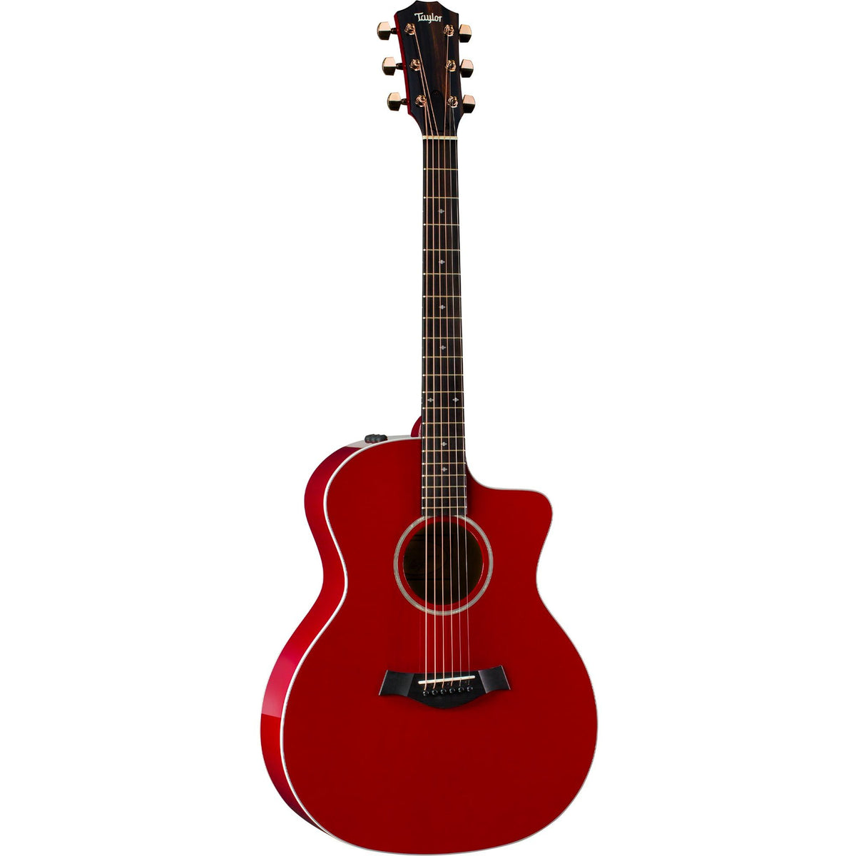 Taylor 214ce DLX Grand Auditorium Acoustic-Electric Red — 2