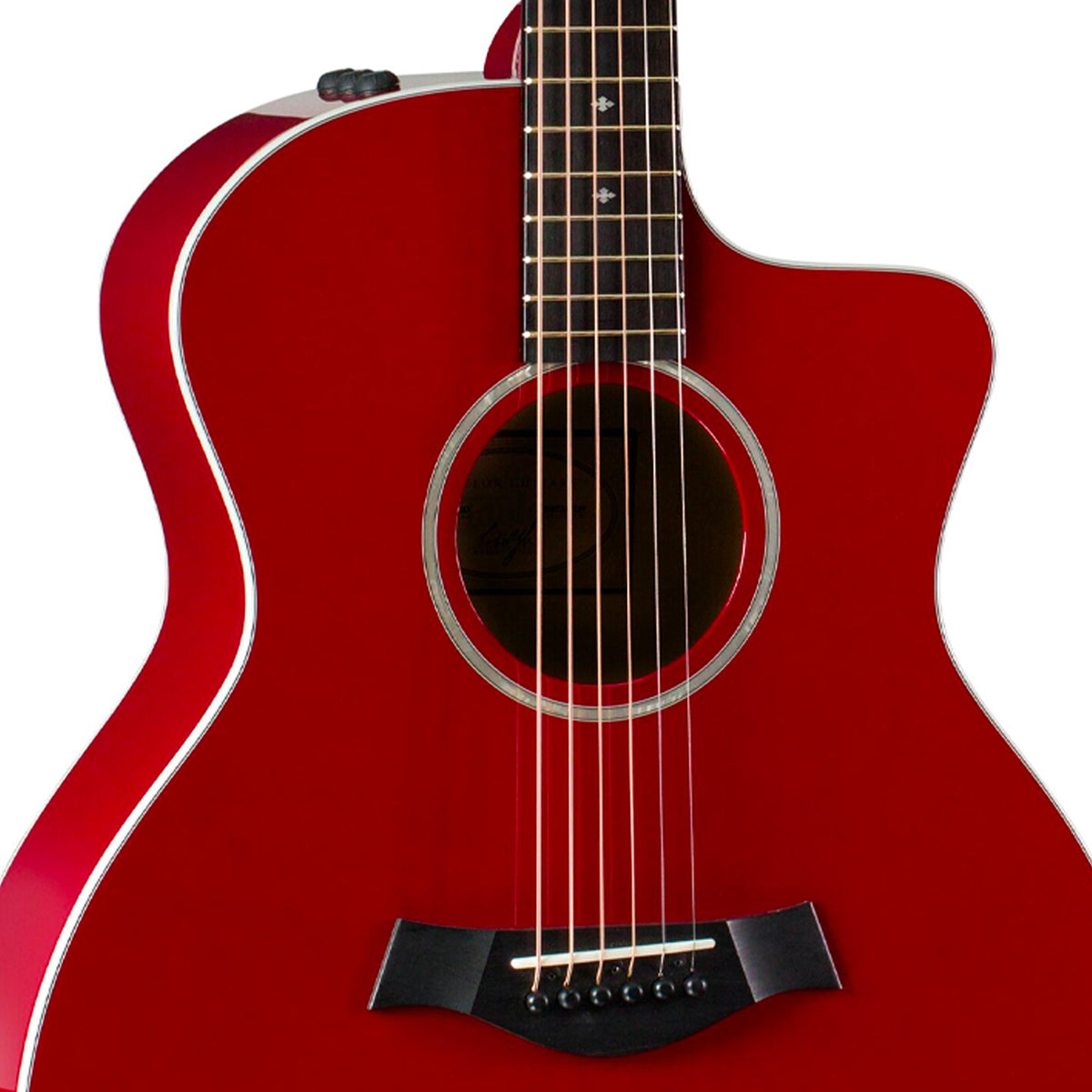 Taylor 214ce DLX Grand Auditorium Acoustic-Electric Red — 5