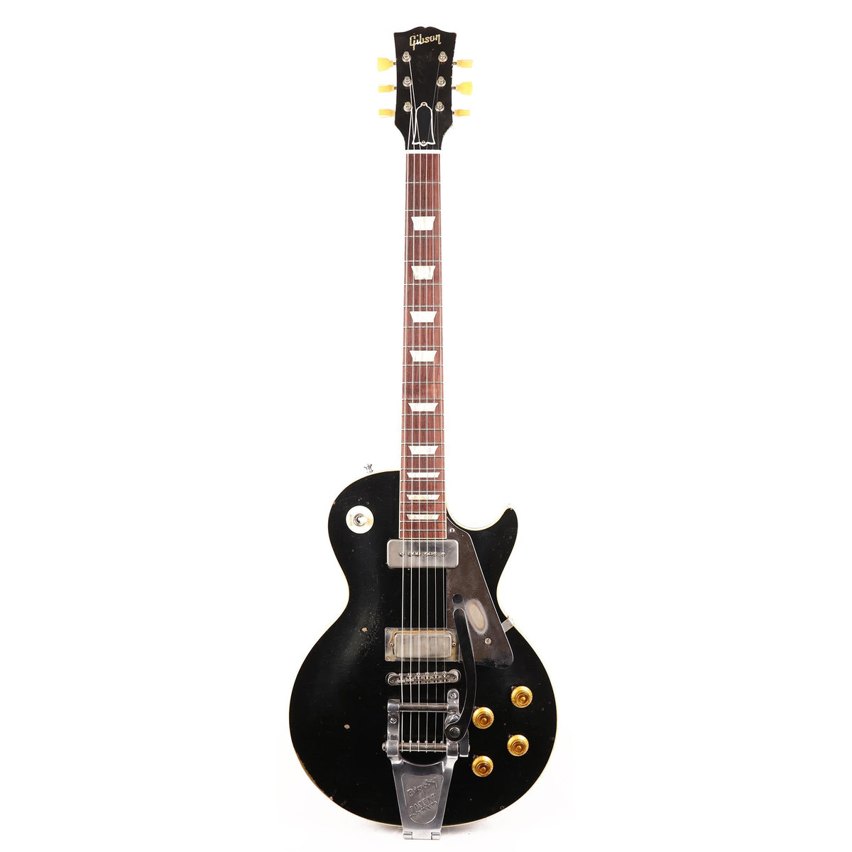 Gibson Custom Shop 1956 Les Paul Made 2 Measure Black over Gold — 2