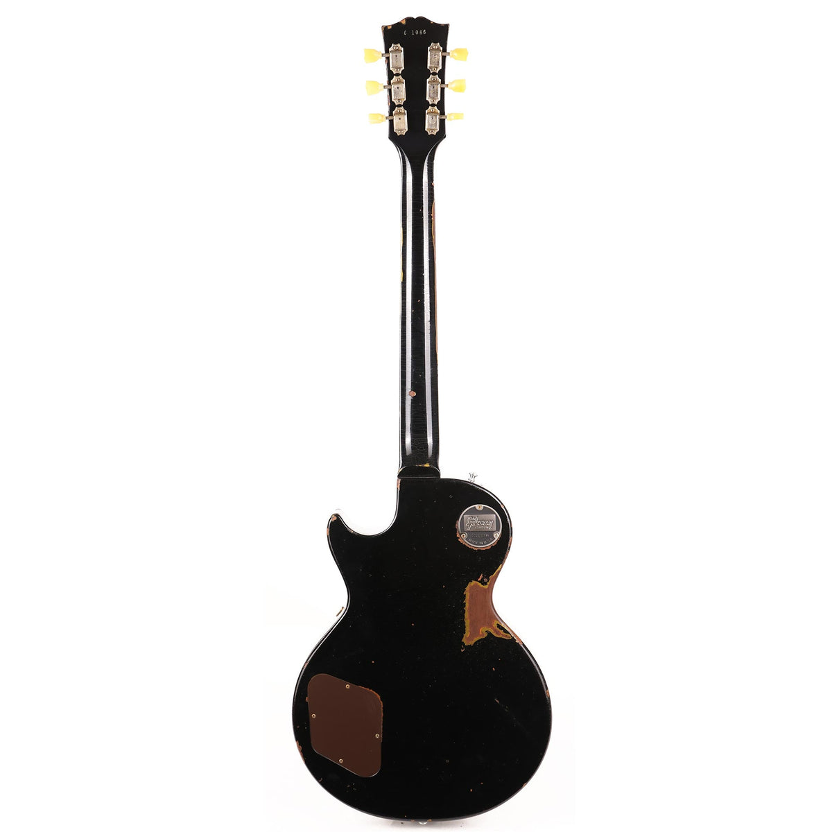 Gibson Custom Shop 1956 Les Paul Made 2 Measure Black over Gold — 3