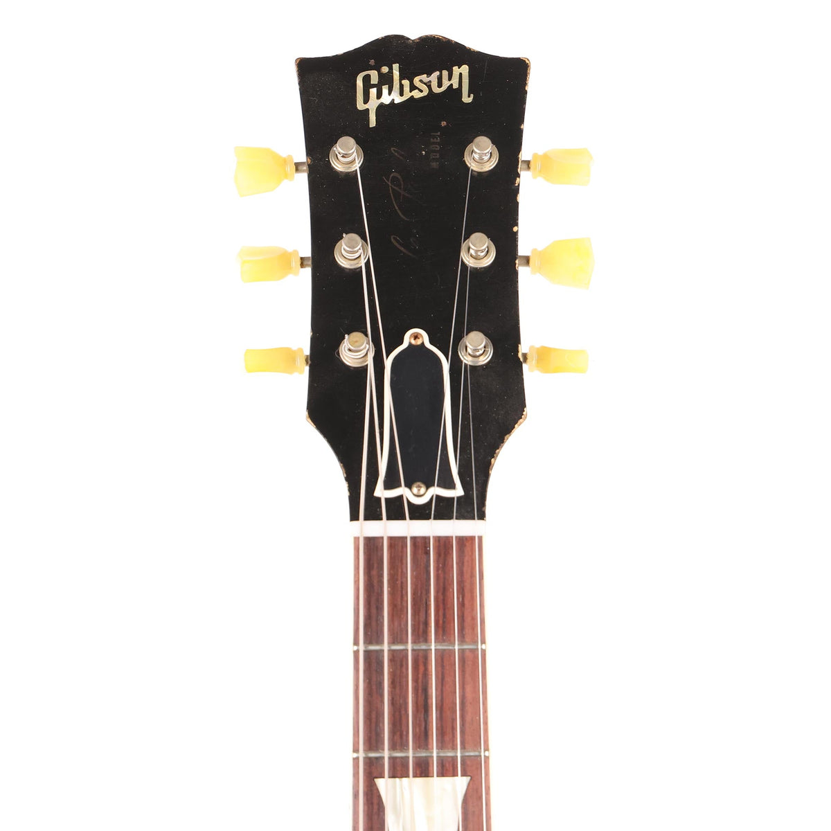 Gibson Custom Shop 1956 Les Paul Made 2 Measure Black over Gold — 4