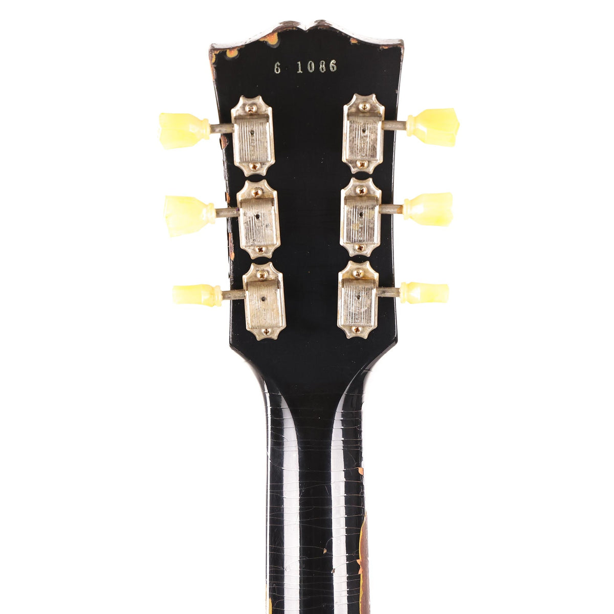 Gibson Custom Shop 1956 Les Paul Made 2 Measure Black over Gold — 5
