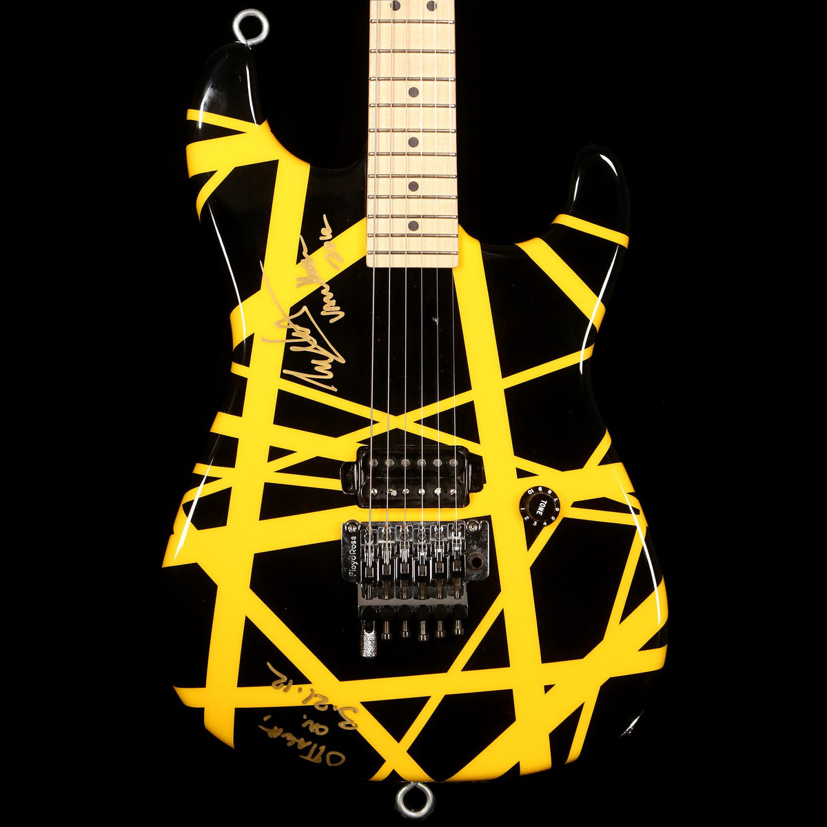 Charvel EVH Art Series Ottawa 3-21-12 Black and Yellow — 1