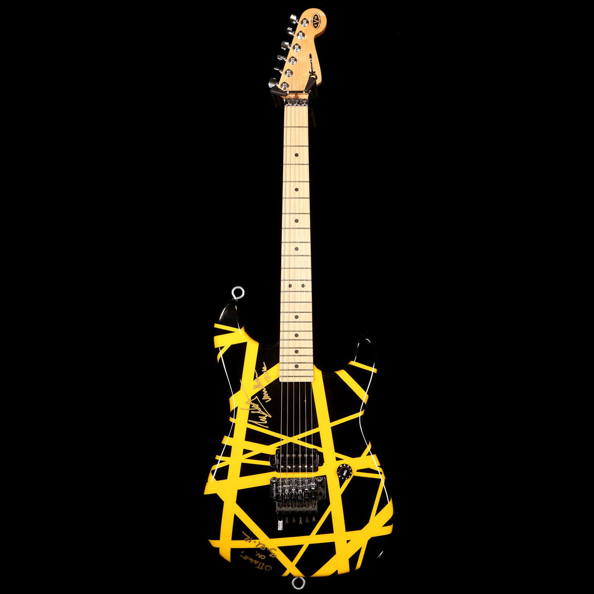 Charvel EVH Art Series Ottawa 3-21-12 Black and Yellow — 2