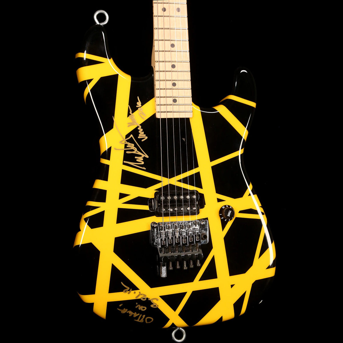 Charvel EVH Art Series Ottawa 3-21-12 Black and Yellow — 6