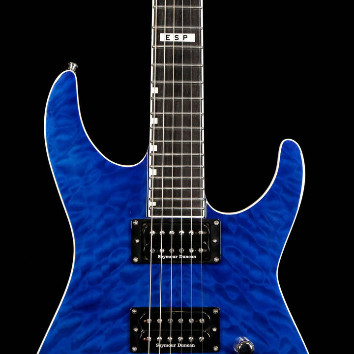ESP Custom E-II M-II QM Cobalt Blue