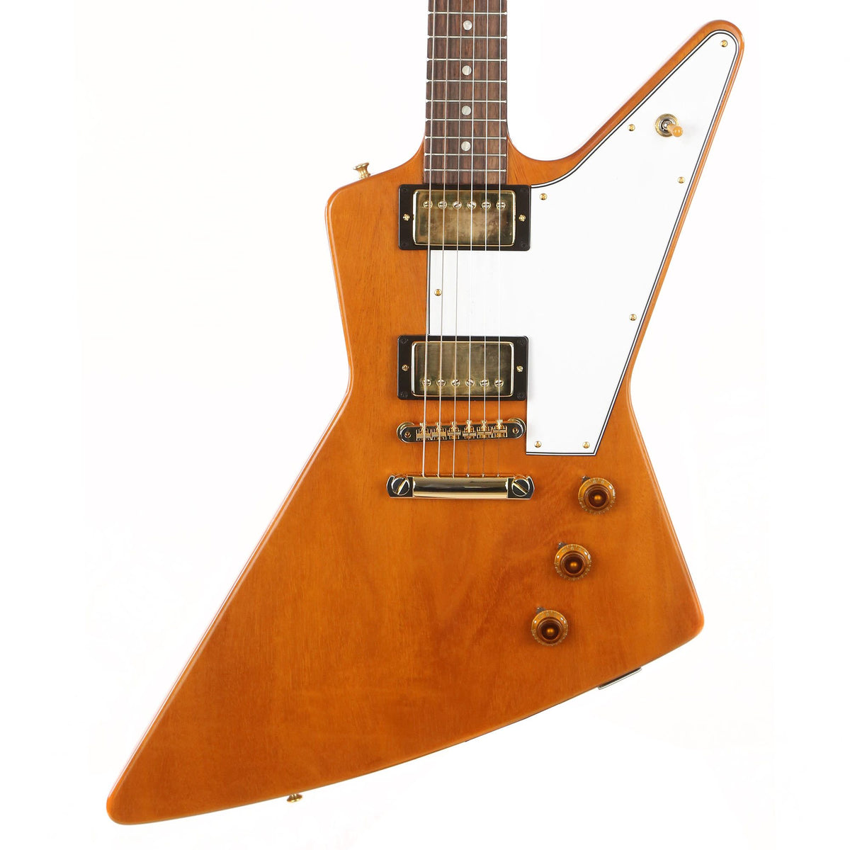 Gibson Custom Shop 1958 Explorer Reissue VOS Heavy Antique Natural Made 2 Measure — 1