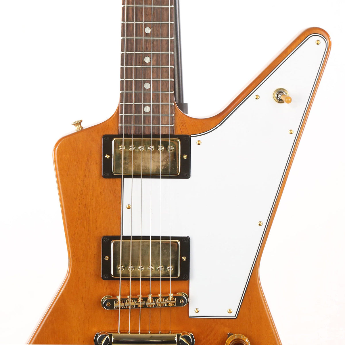Gibson Custom Shop 1958 Explorer Reissue VOS Heavy Antique Natural Made 2 Measure — 7