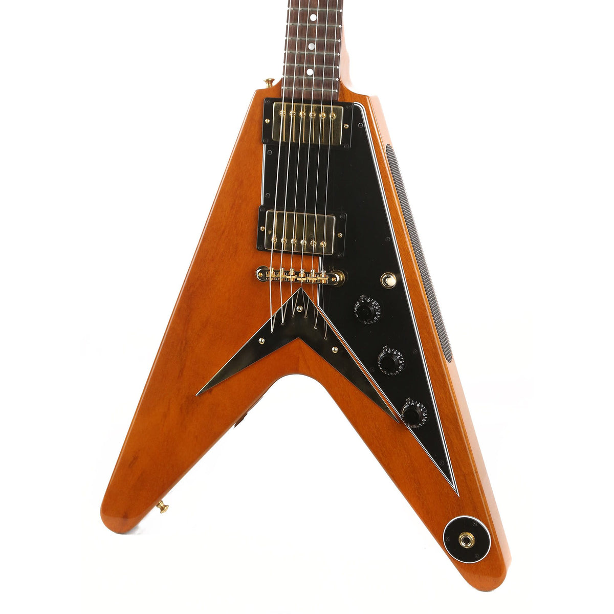 Gibson Custom Shop 1959 Flying V Reissue VOS Heavy Antique Natural Made 2 Measure — 7