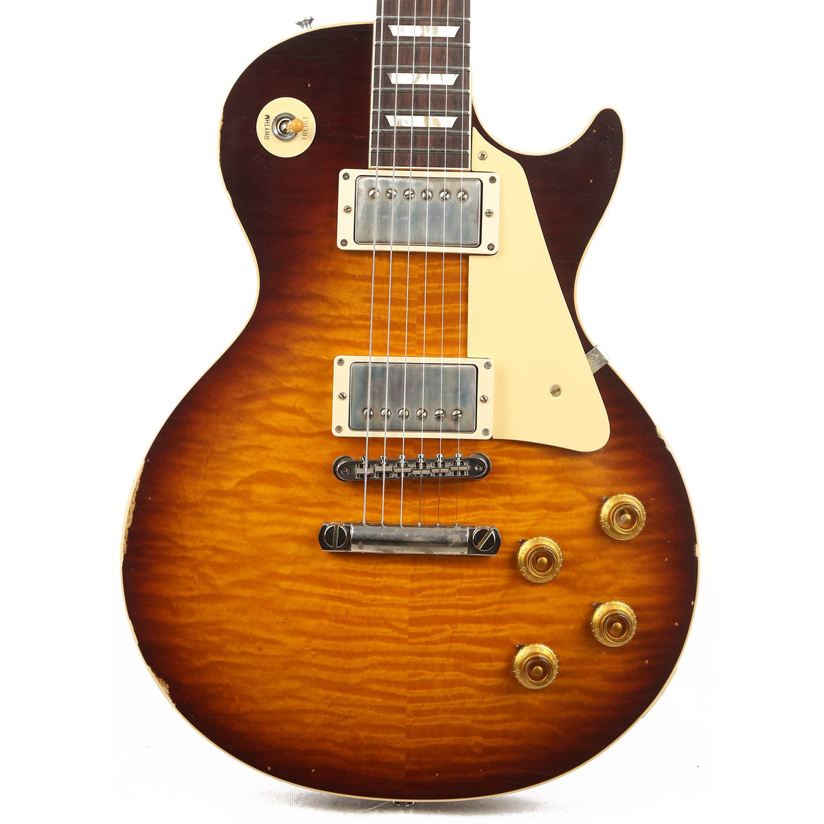 Gibson Custom Shop 1959 Les Paul Reissue Kindred Burst Fade Heavy Aged Made 2 Measure — 1