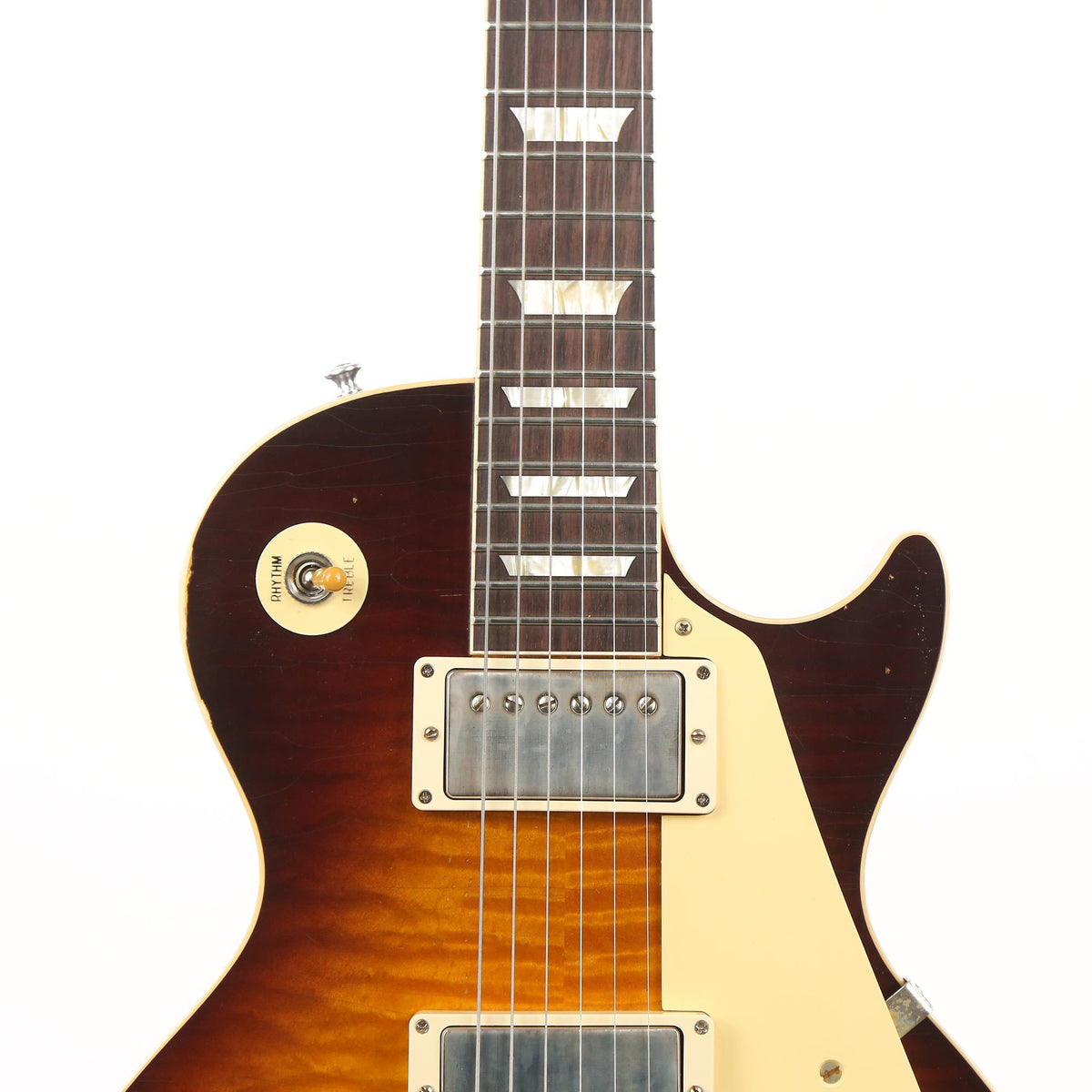 Gibson Custom Shop 1959 Les Paul Reissue Kindred Burst Fade Heavy Aged Made 2 Measure — 7