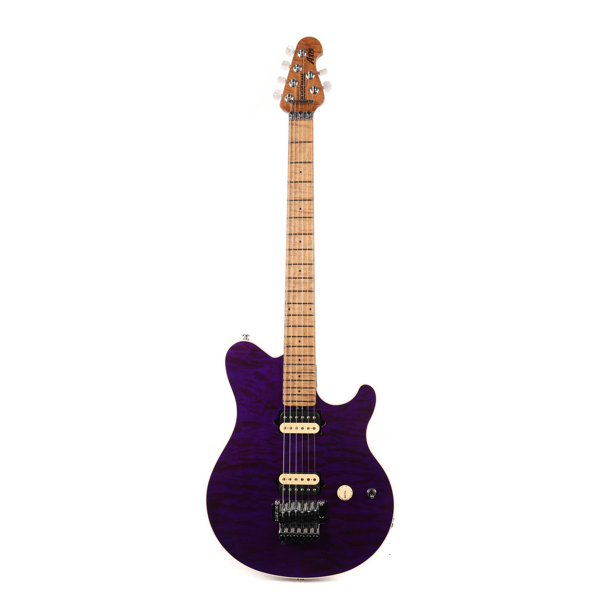 Ernie Ball Music Man Axis Quilt Top Music Zoo Exclusive Amethyst — 2