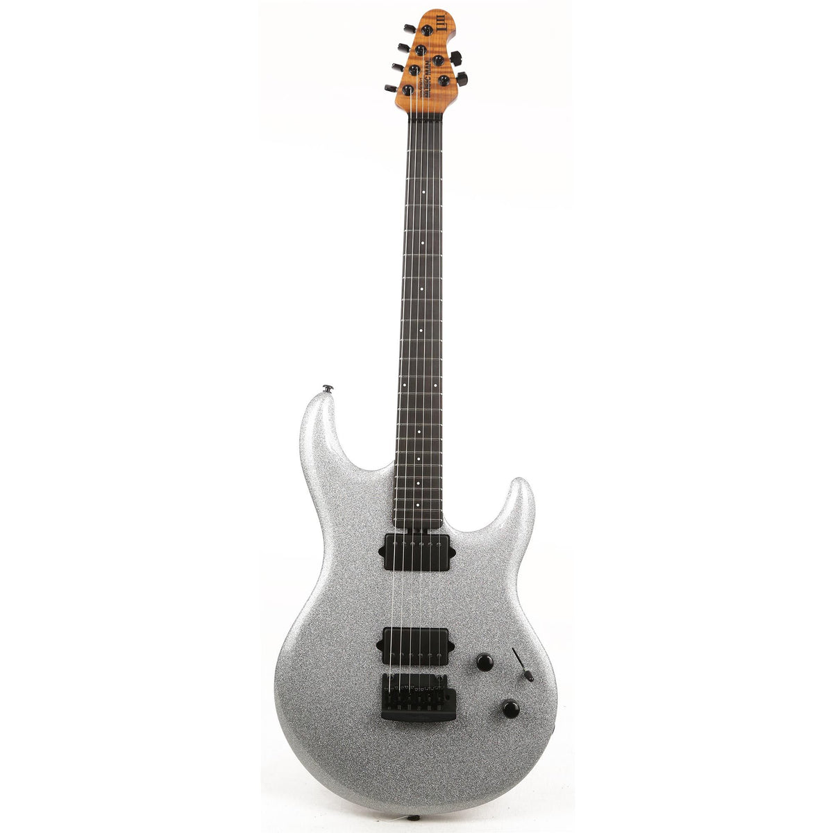 Ernie Ball Music Man Luke III Ball Family Reserve Music Zoo 25th Anniversary Silver Sparkle — 2