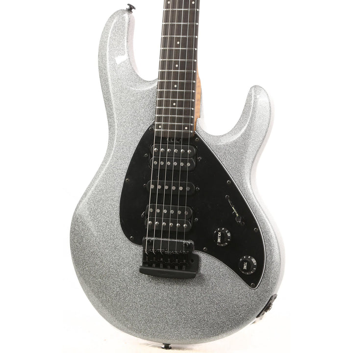 Ernie Ball Music Man Silhouette HSH Music Zoo 25th Anniversary Silver Sparkle