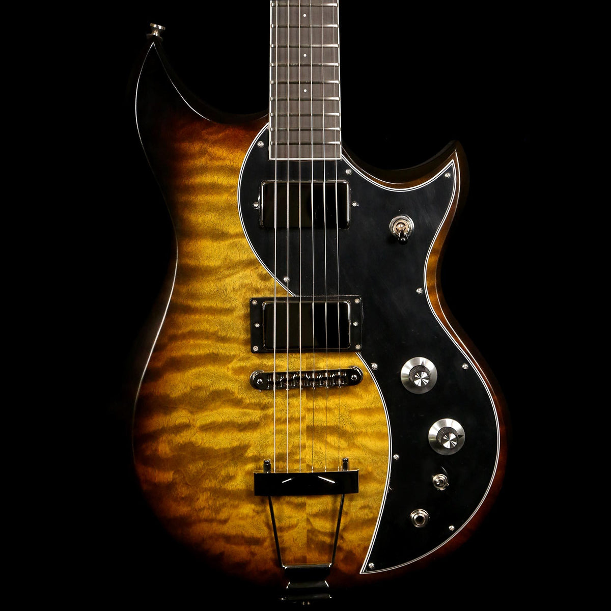 Dunable Cyclops Quilt Top Tobacco Sunburst — 1
