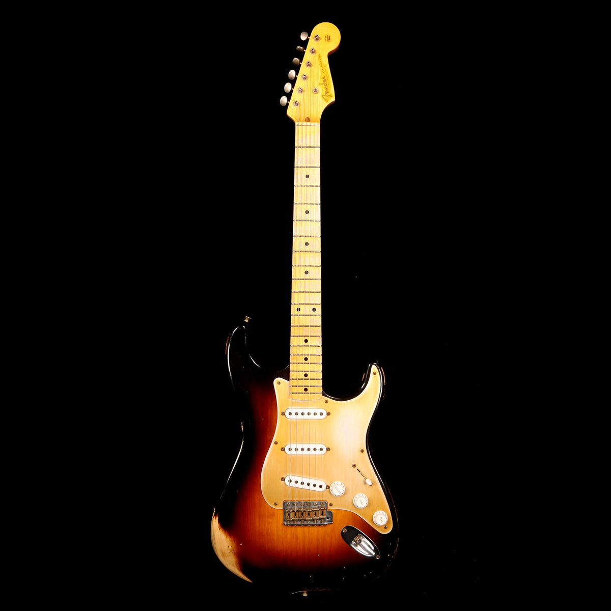 Fender Custom Shop 60th Anniversary 1954 Stratocaster Heavy Relic 2-Tone Sunburst — 2