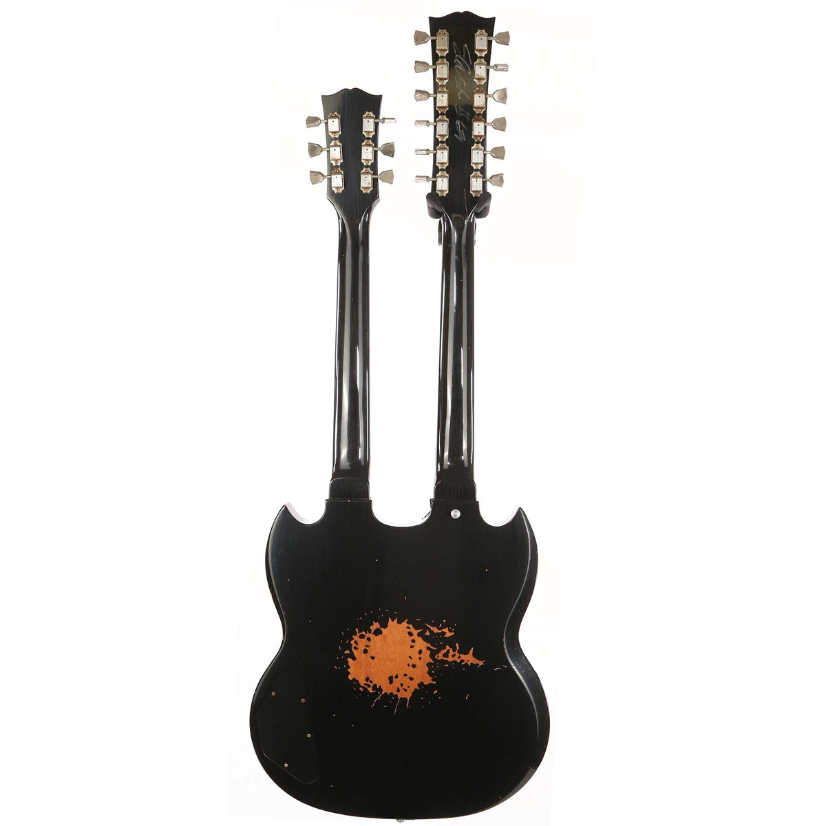Gibson Custom Shop Slash 1966 EDS-1275 Doubleneck Signed/Aged Ebony — 3