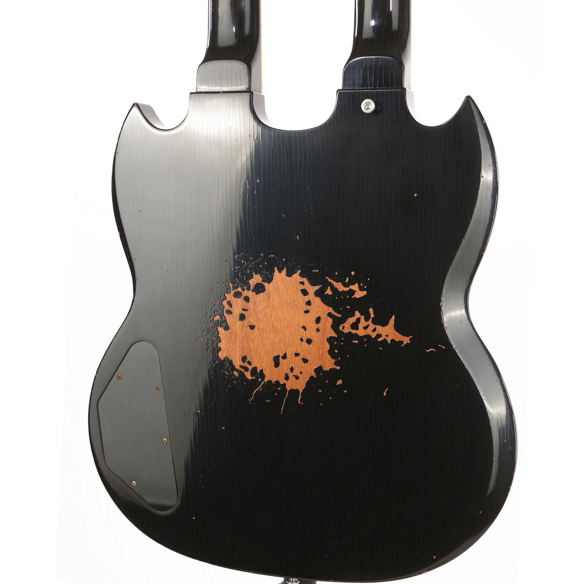 Gibson Custom Shop Slash 1966 EDS-1275 Doubleneck Signed/Aged Ebony — 8