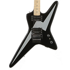 Kramer Voyager Floyd Rose Black with Lightning Graphic | The Music Zoo