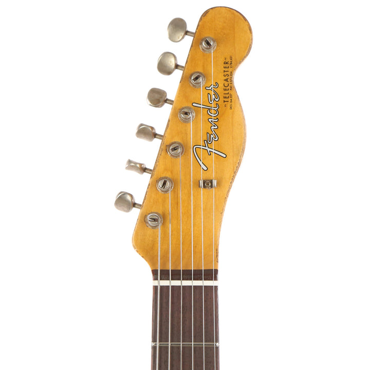 Fender Custom Shop 1963 Telecaster Mahogany Body Heavy Relic Crimson Transparent