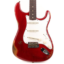 Fender Custom Shop 1963 Stratocaster Reissue Heavy Relic Crimson Transparent