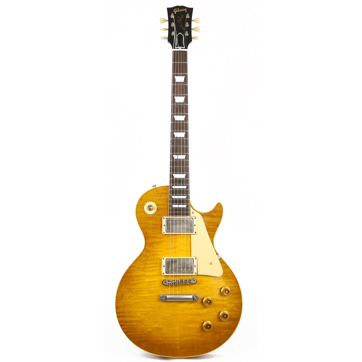 Gibson Custom Shop 1959 Les Paul Reissue Brazilian Rosewood Fretboard Vintage Gloss Green Lemon — 2