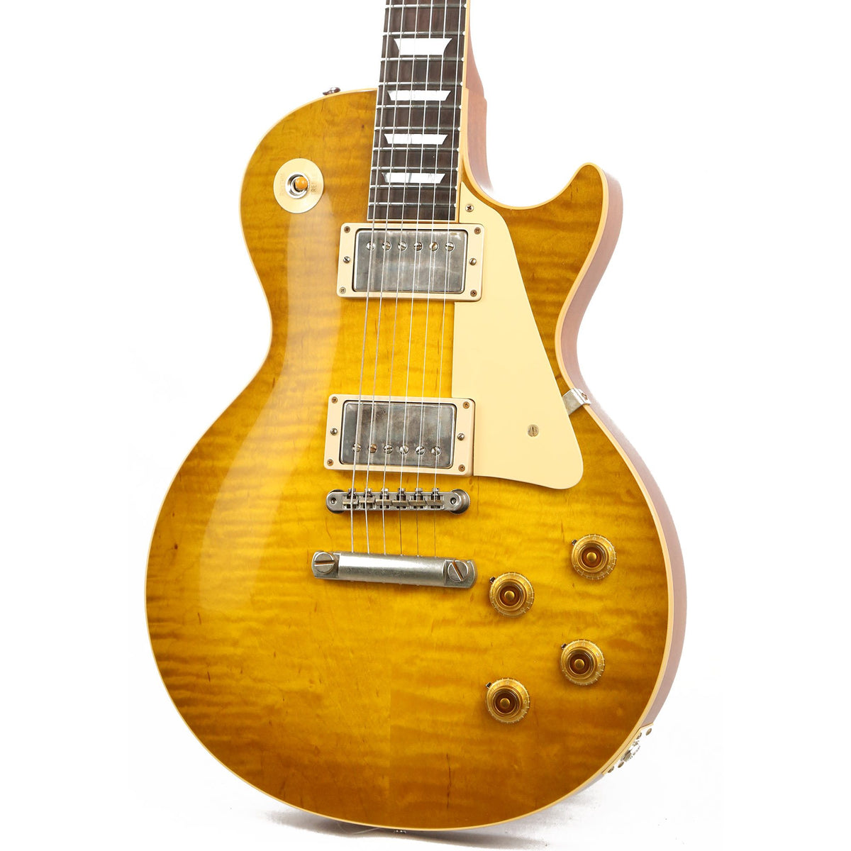 Gibson Custom Shop 1959 Les Paul Reissue Brazilian Rosewood Fretboard Vintage Gloss Green Lemon — 7