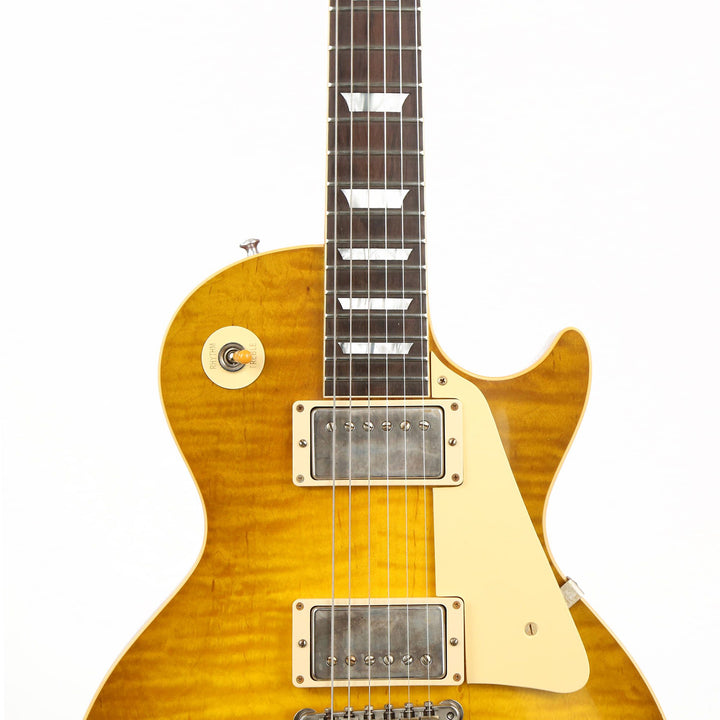 Gibson Custom Shop 1959 Les Paul Reissue Brazilian Rosewood Fretboard Vintage Gloss Green Lemon