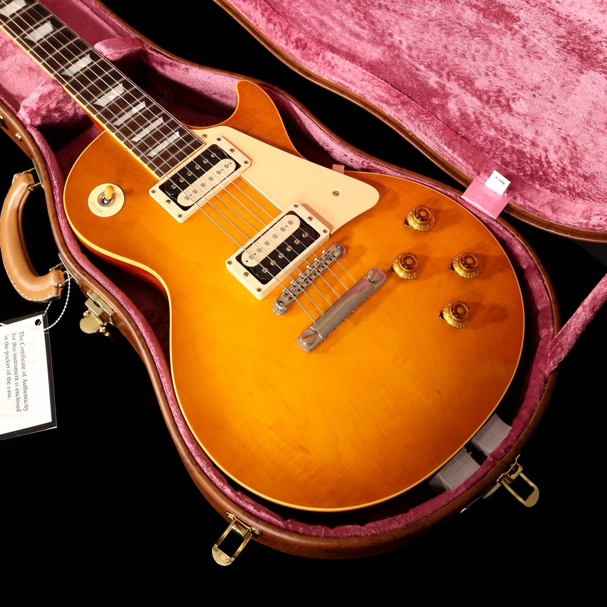 Gibson Custom Shop 1959 Les Paul Reissue Brazilian Rosewood Fretboard Vintage Gloss Double Dirty Lemon — 7