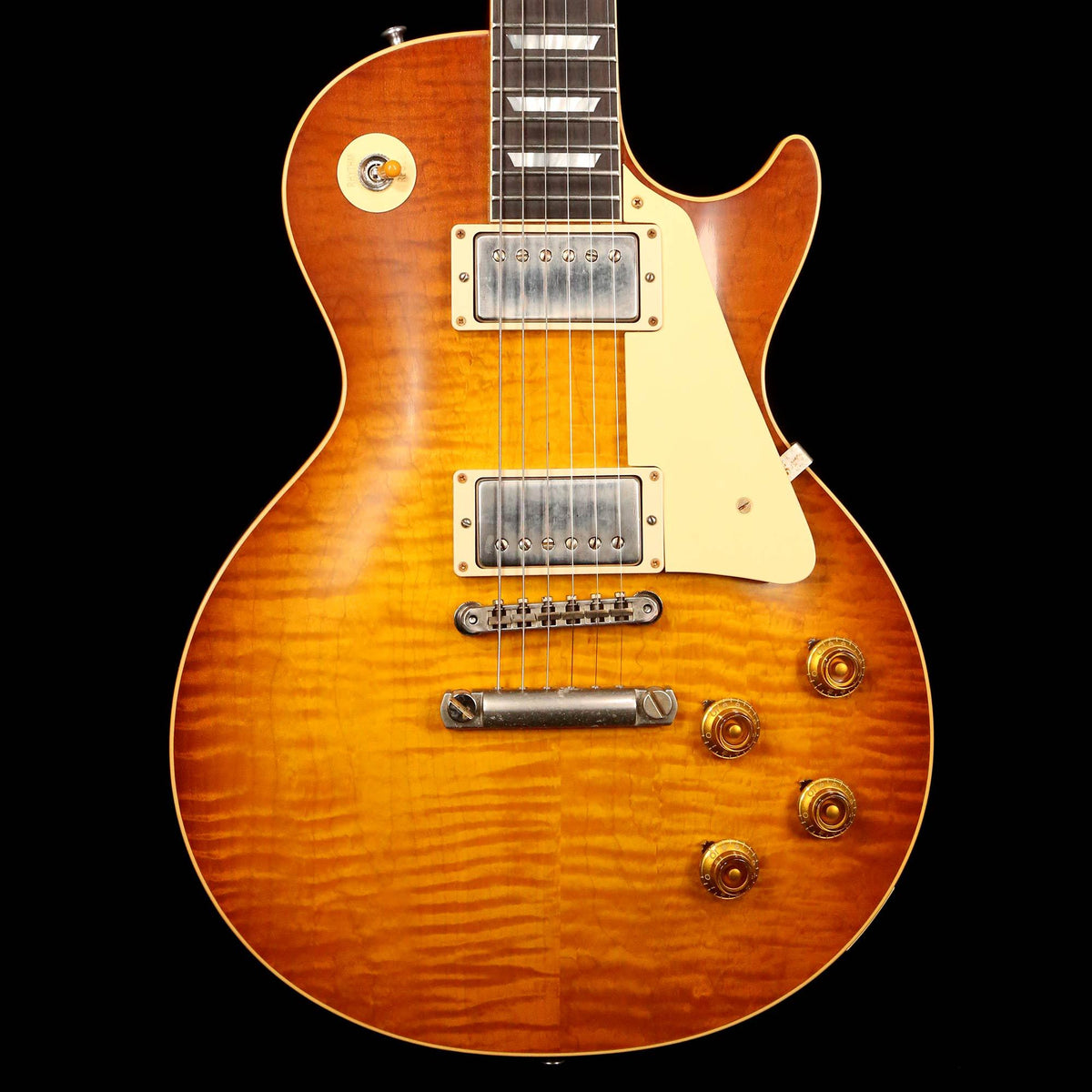 Gibson Custom Shop 1959 Les Paul Reissue Brazilian Rosewood Fretboard Murphy Painted Weak Tea Burst — 1
