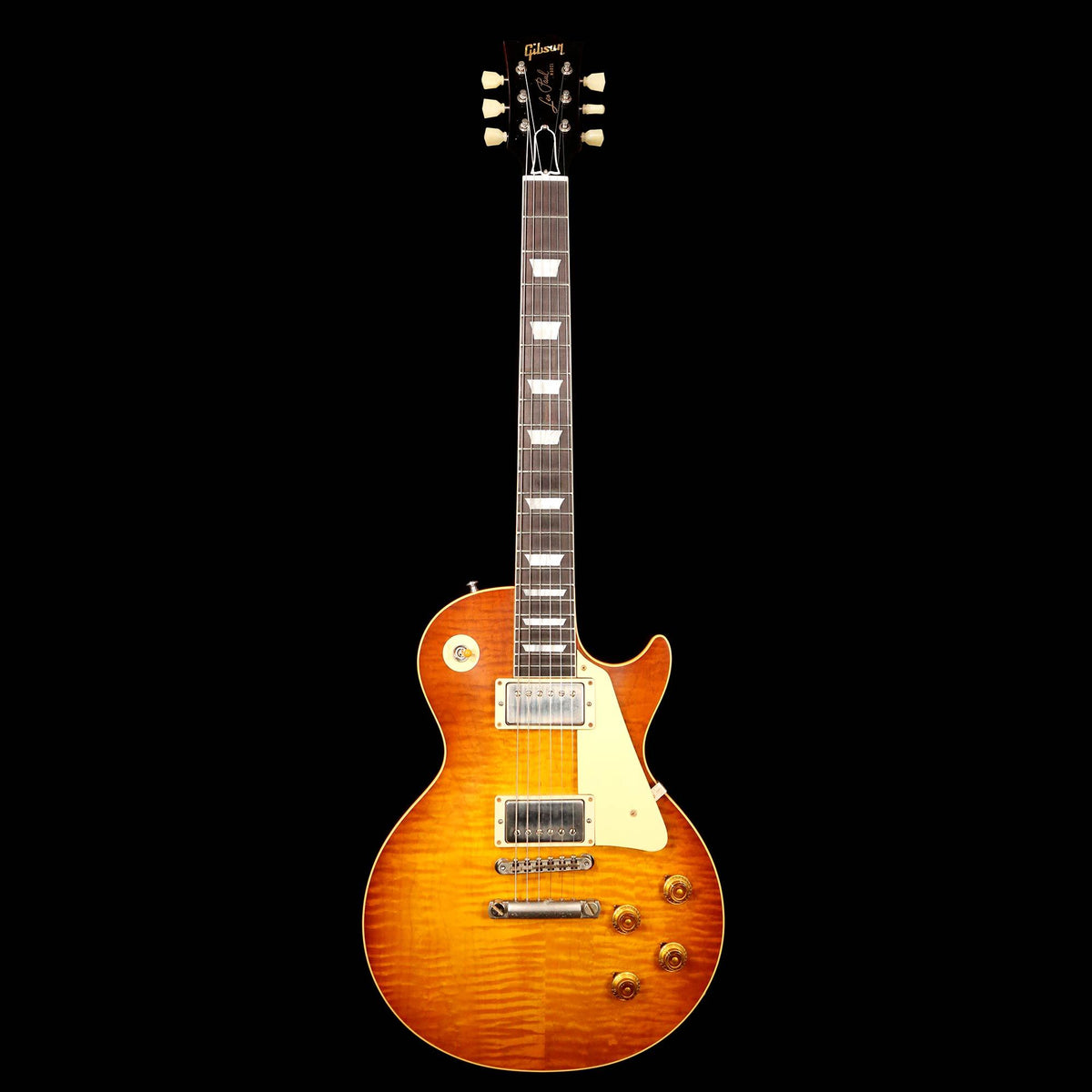Gibson Custom Shop 1959 Les Paul Reissue Brazilian Rosewood Fretboard Murphy Painted Weak Tea Burst — 2