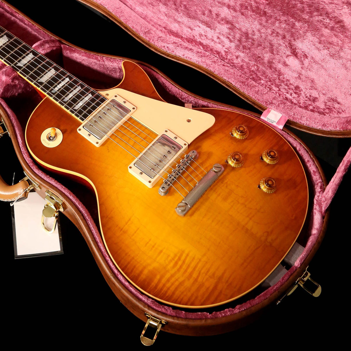Gibson Custom Shop 1959 Les Paul Reissue Brazilian Rosewood Fretboard Murphy Painted Weak Tea Burst — 7