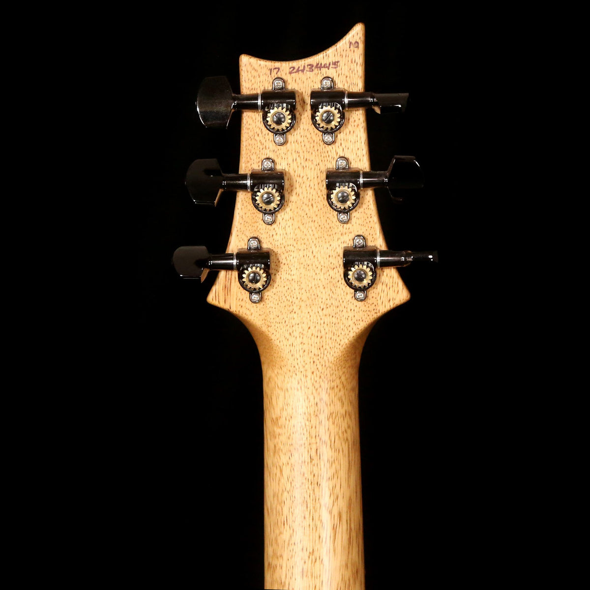 PRS Custom 24 Semi-Hollow Wood Library 10-Top Obsidian Matte 2017 — 5