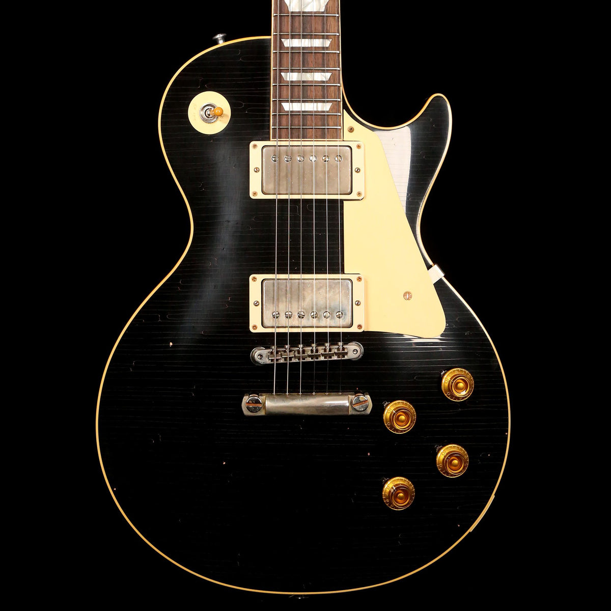 Gibson Custom Shop 1957 Les Paul Standard Lightly Aged Ebony — 1