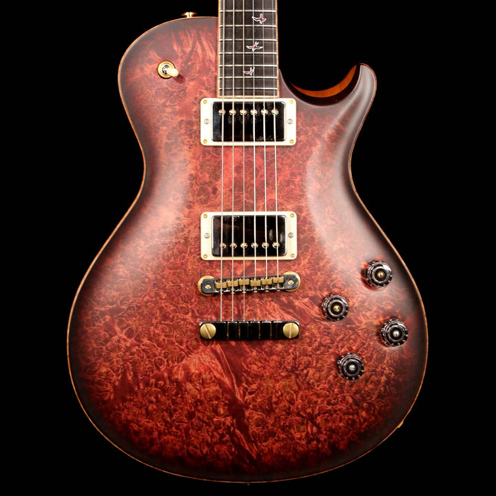 PRS Singlecut McCarty 594 Private Stock Satin Faded Red Tiger Smoked Burst 2018