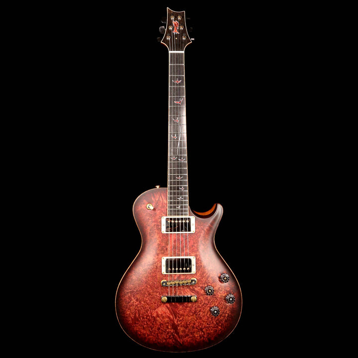 PRS Singlecut McCarty 594 Private Stock Satin Faded Red Tiger Smoked Burst 2018