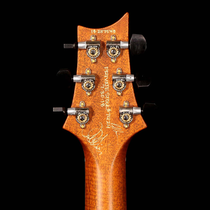 PRS Singlecut McCarty 594 Private Stock Satin Faded Red Tiger Smoked Burst 2018