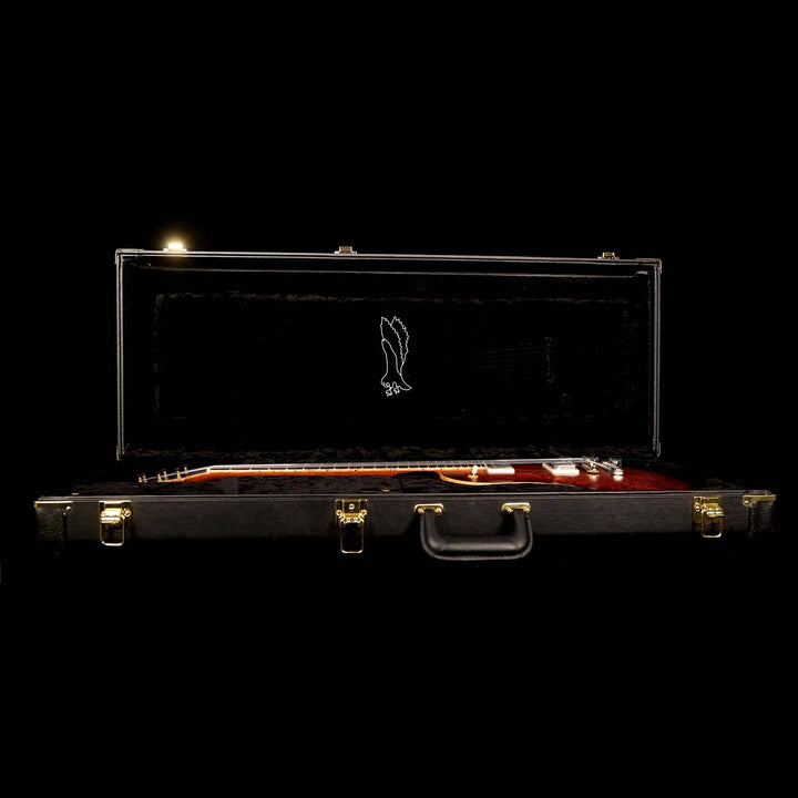 PRS Singlecut McCarty 594 Private Stock Satin Faded Red Tiger Smoked Burst 2018