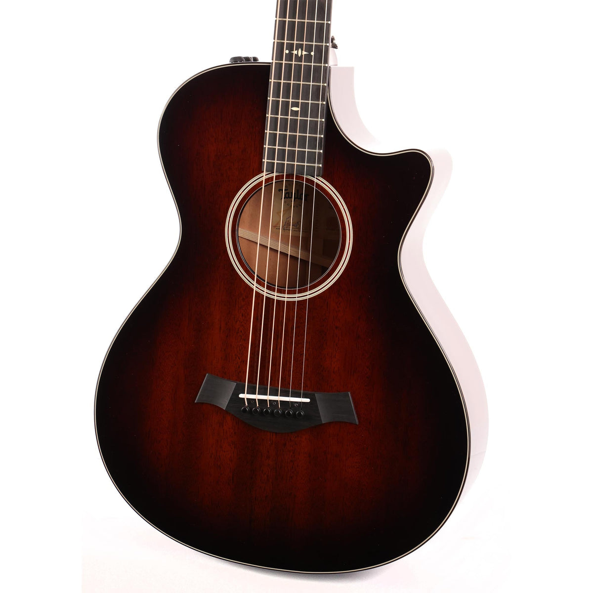 Taylor 522ce 12-Fret Grand Concert V-Class Bracing Acoustic-Electric Shaded Edgeburst — 7