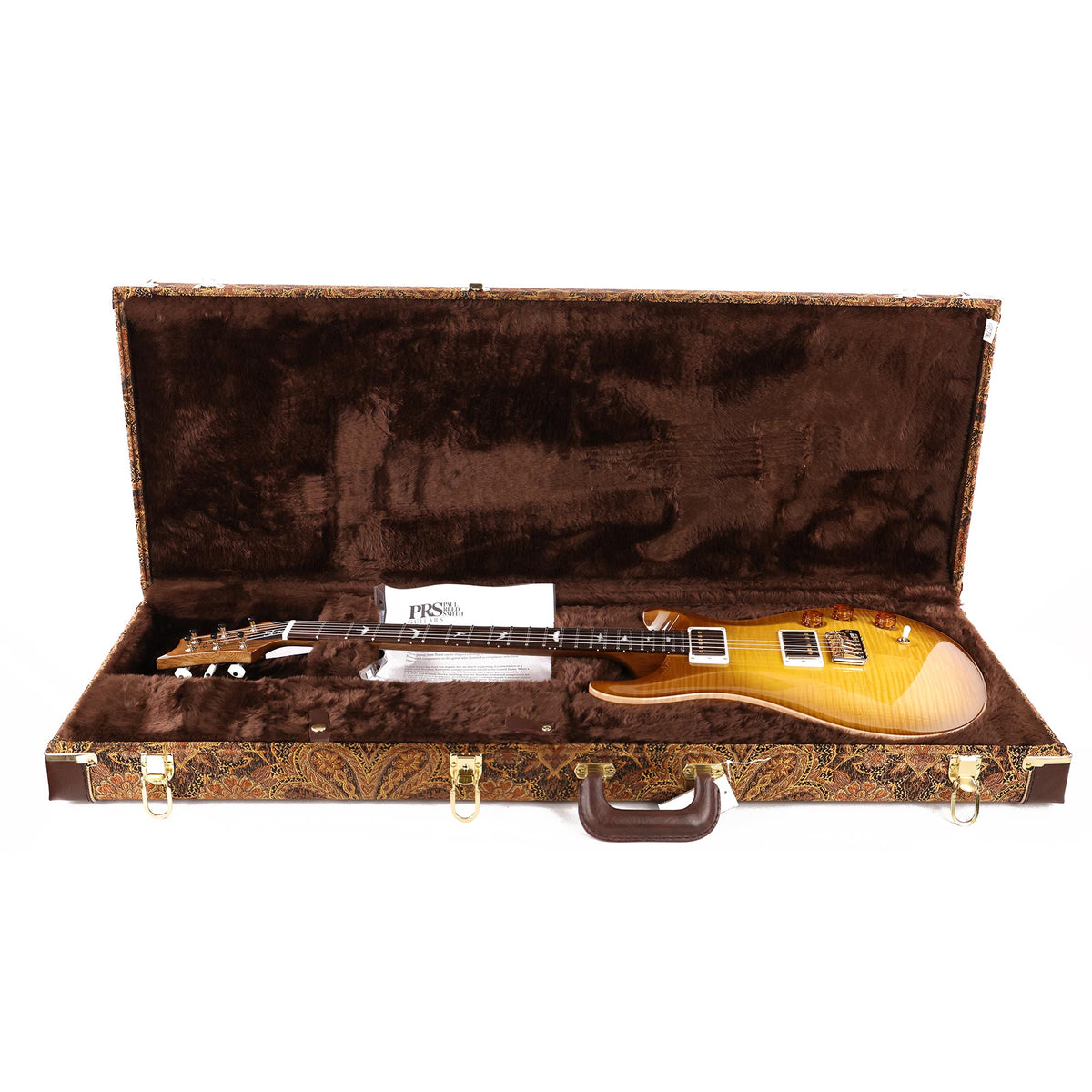 PRS DGT Wood Library 10-Top with Korina Body and Brazilian Rosewood Fretboard Livingston Lemon Drop — 11