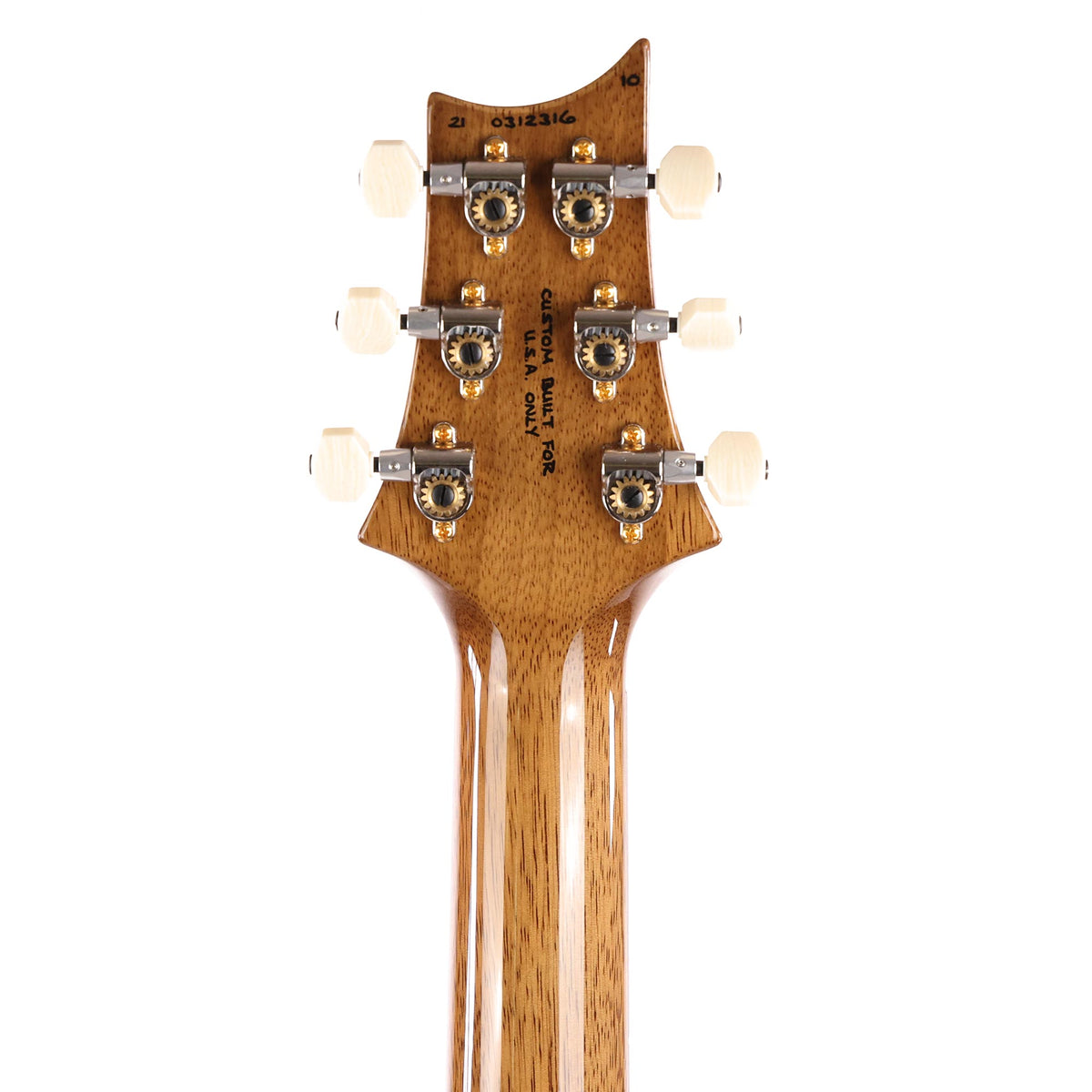 PRS DGT Wood Library 10-Top with Korina Body and Brazilian Rosewood Fretboard Livingston Lemon Drop — 5