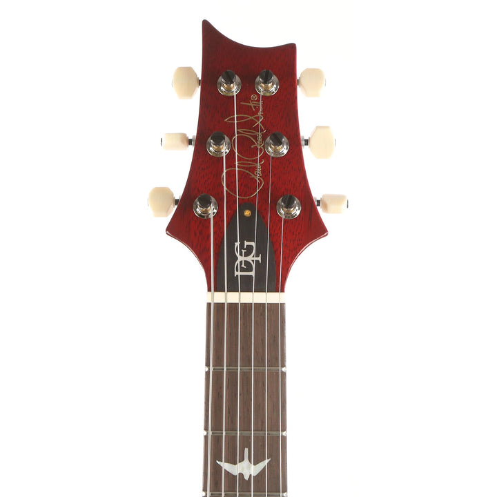 PRS DGT Wood Library 10-Top with Korina Body and Brazilian Rosewood Fretboard Dark Cherry Sunburst