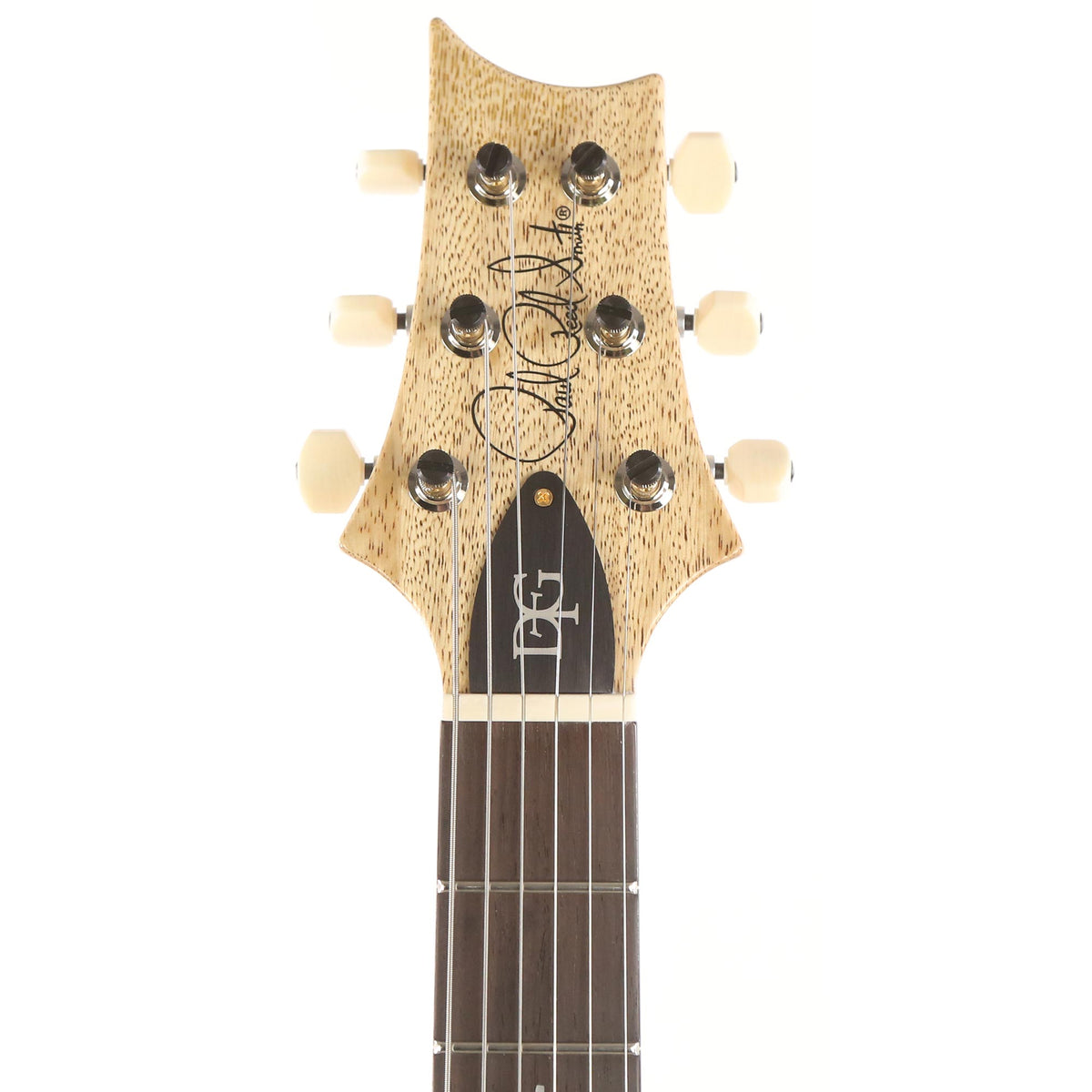 PRS DGT Wood Library 10-Top with Korina Body and Brazilian Rosewood Fretboard Faded Whale Blue — 4