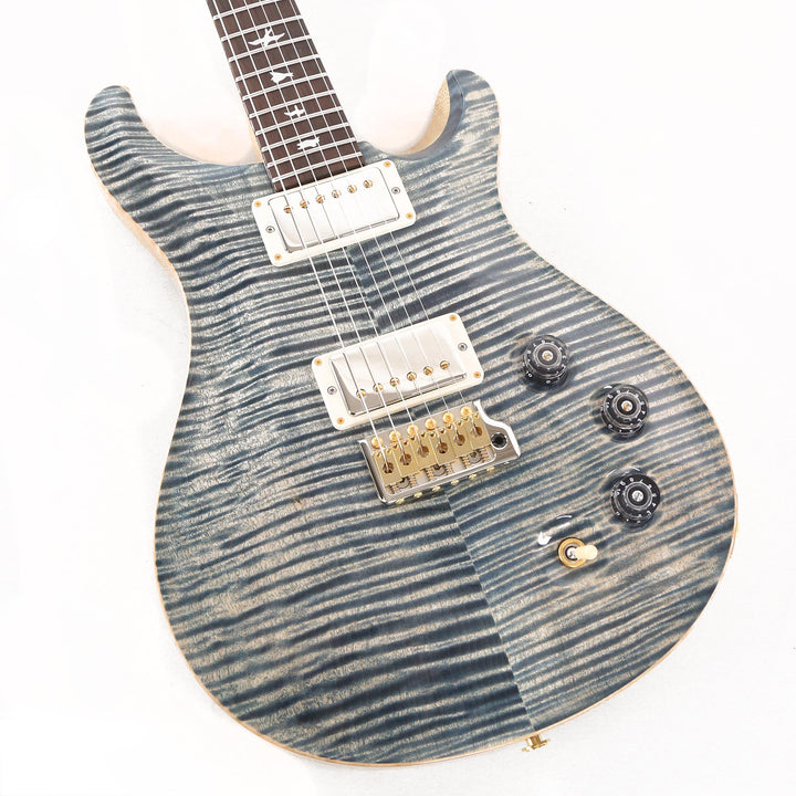 PRS DGT Wood Library 10-Top with Korina Body and Brazilian Rosewood Fretboard Faded Whale Blue