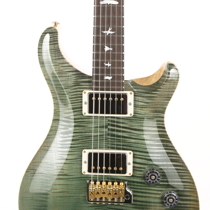 PRS DGT Wood Library 10-Top with Korina Body and Brazilian Rosewood Fretboard Trampas Green