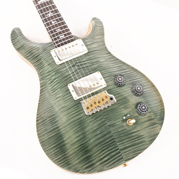 PRS DGT Wood Library 10-Top with Korina Body and Brazilian Rosewood Fretboard Trampas Green